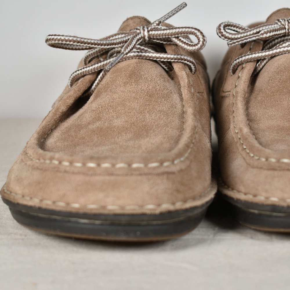 BIRKENSTOCK SUEDE MENS SHOE SIZE 8 COLOR SANDS BEIGE MADE IN GERMANY $258